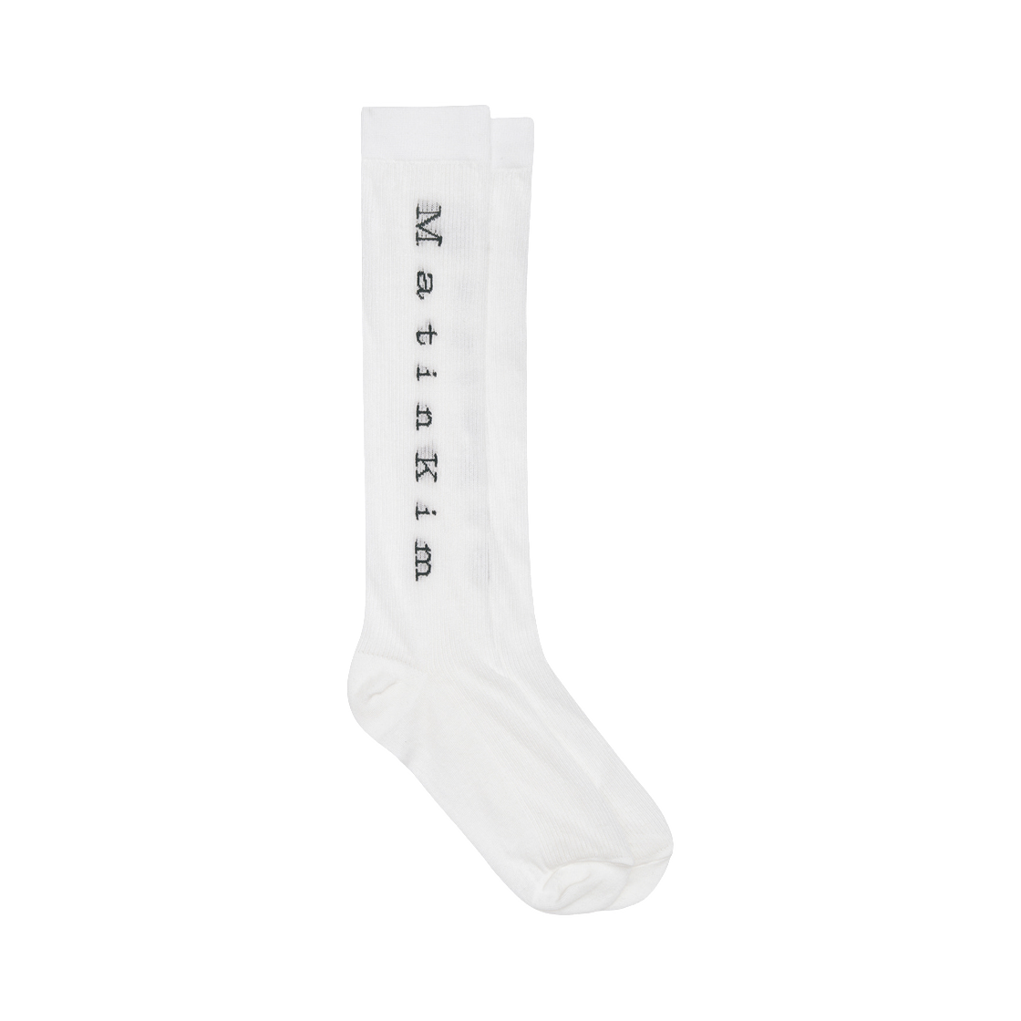 MK2611SS001MWH Matin Kim Matin Jacquard Light Socks In White
