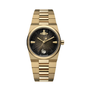 (W) Vivienne Westwood The Hoxton Quartz 28mm Gold Black