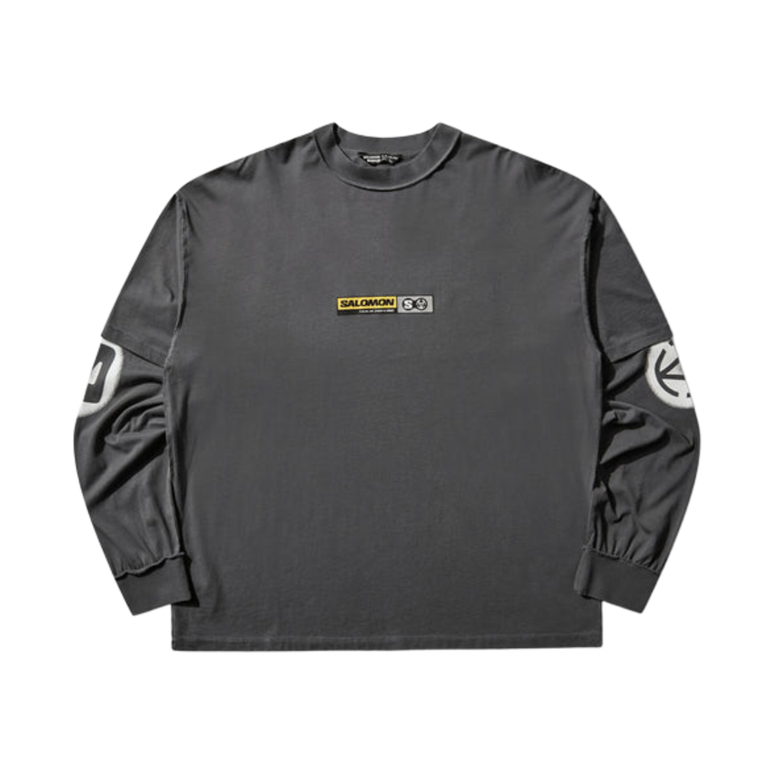 살로몬 x 슬램잼 롱슬리브 티셔츠 캐슬락(Salomon x Slam Jam Longsleeve T-Shirt Castlerock)