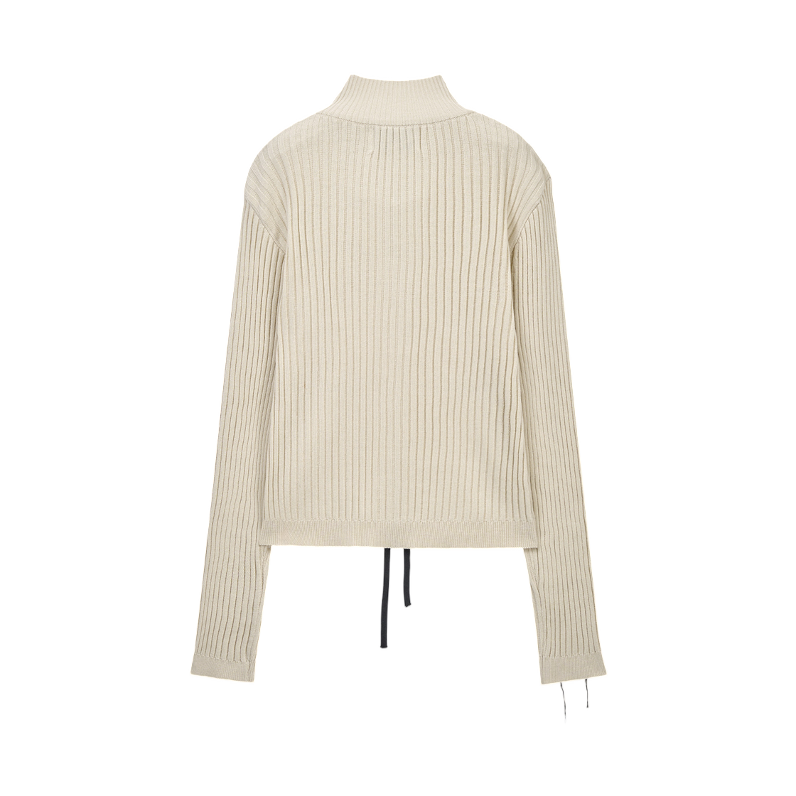 (W) 마뗑킴 핸드크래프트 슬림핏 가디건 라이트 베이지((W) Matin Kim Handcraft Slim Fit Cardigan In Light Beige) - 2