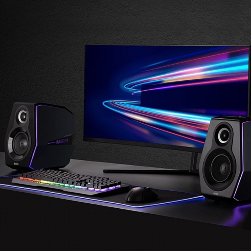 브리츠 BR-MEC2000 블루투스 2채널 게이밍 PC 컴퓨터 북셸프 스피커(BRITZ BR-MEC2000 Bluetooth 2-Channel Gaming PC Computer Bookshelf Speaker) - 3