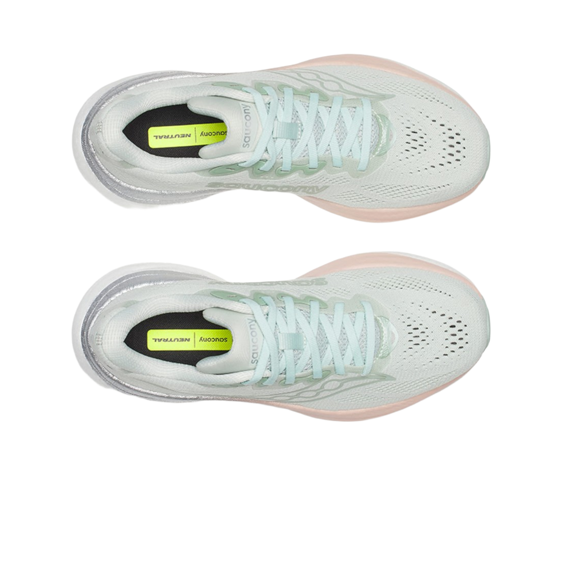 (W) 써코니 라이드 19 와이드 미스트 카메오((W) Saucony Ride 19 Wide Mist Cameo) - 2