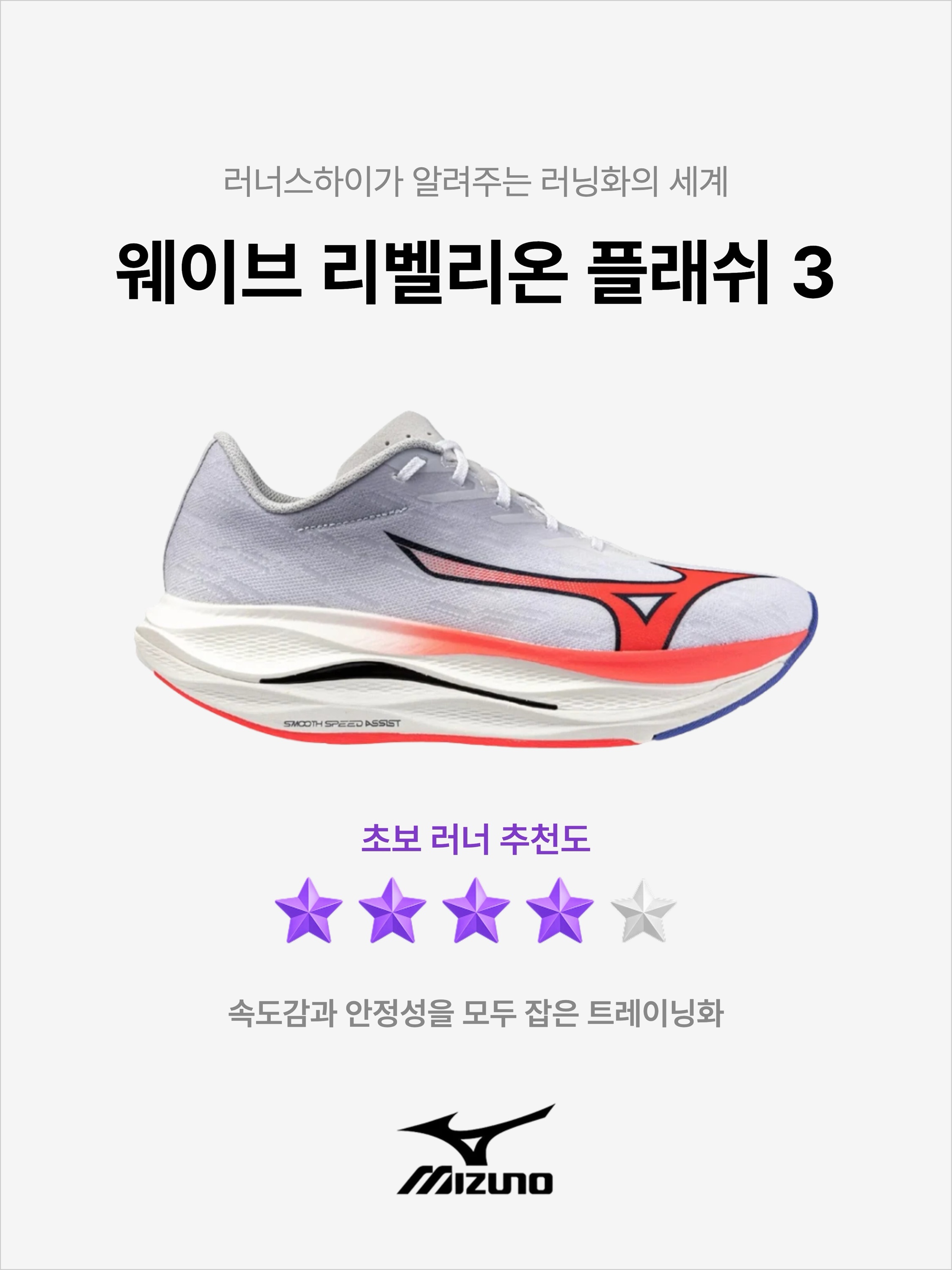 Mizuno Wave Rebellion Flash 3 White Fiery Coral, Mizuno Wave Rebellion Flash 3 White Pink Tetra 착용 스타일 - 1