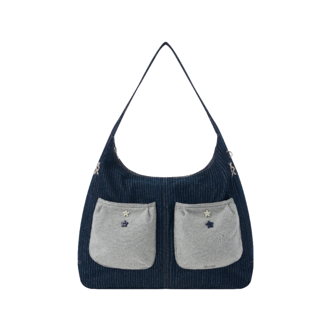 SSSBA2605 SUNLIT Denim Hobo Bag Navy