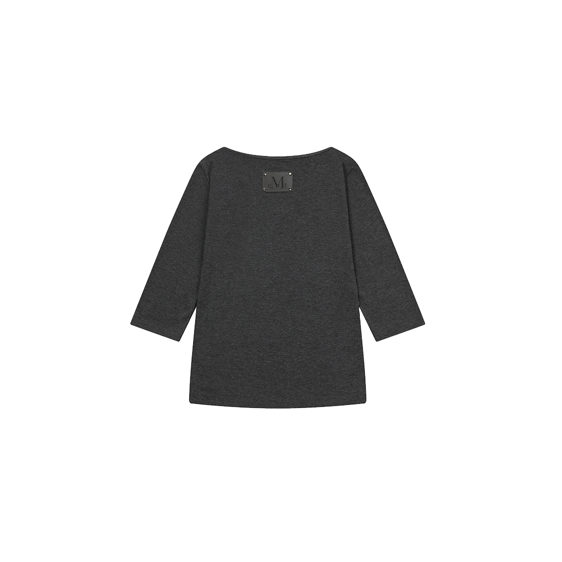 무센트 라피아 브이넥 7부 티 (2컬러) 차콜-스트라이프(MUCENT Raphia V-Neck Sleeve T (2Color) Charcoal-Stripe) - 2