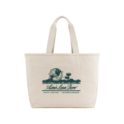 Aime Leon Dore Large Unisphere Tote Bag Cream Green