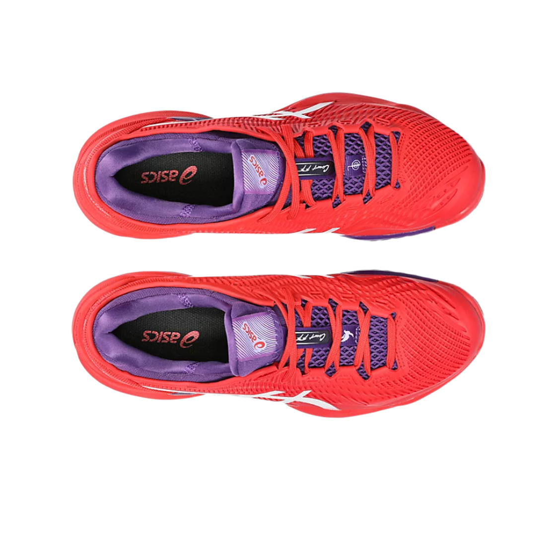 아식스 코트 FF 3 노박 클래식 레드 화이트(Asics Court FF 3 Novak Classic Red White) - 2