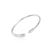 Byweekend Rain Drop Bangle Silver