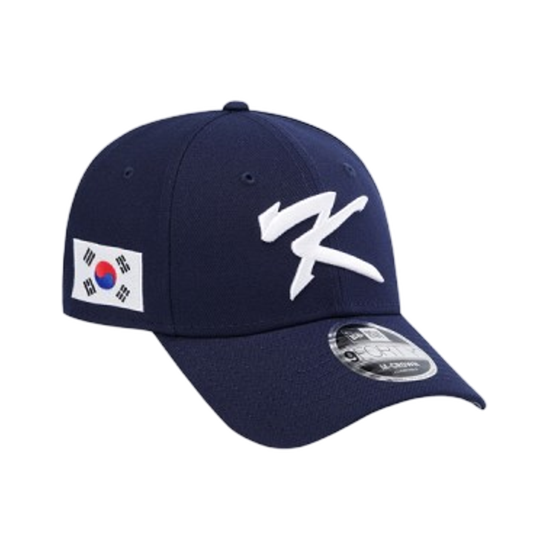 뉴에라 2026 월드 베이스볼 클래식 코리아 미드 크라운 스냅백 블루(New Era 2026 World Baseball Classic Korea Mid Crown Snapback Blue)