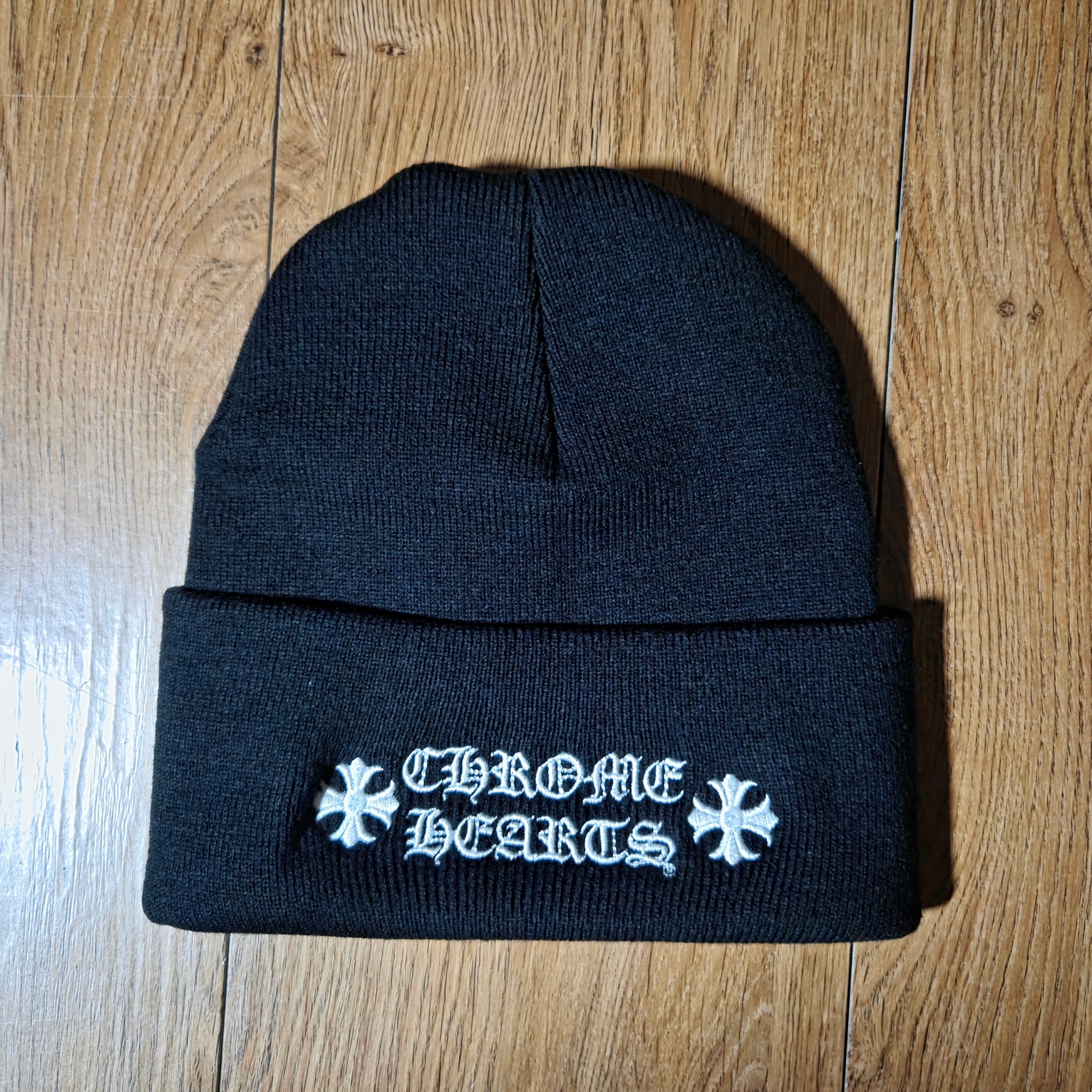Chrome Hearts Logo Beanie Black 착용 스타일