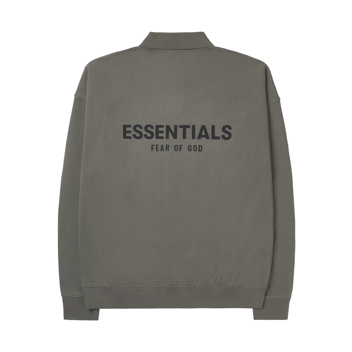 에센셜 롱슬리브 박시 폴로 시멘트 - 20FW(Essentials Long Sleeve Boxy Polo Cement - 20FW) - 2