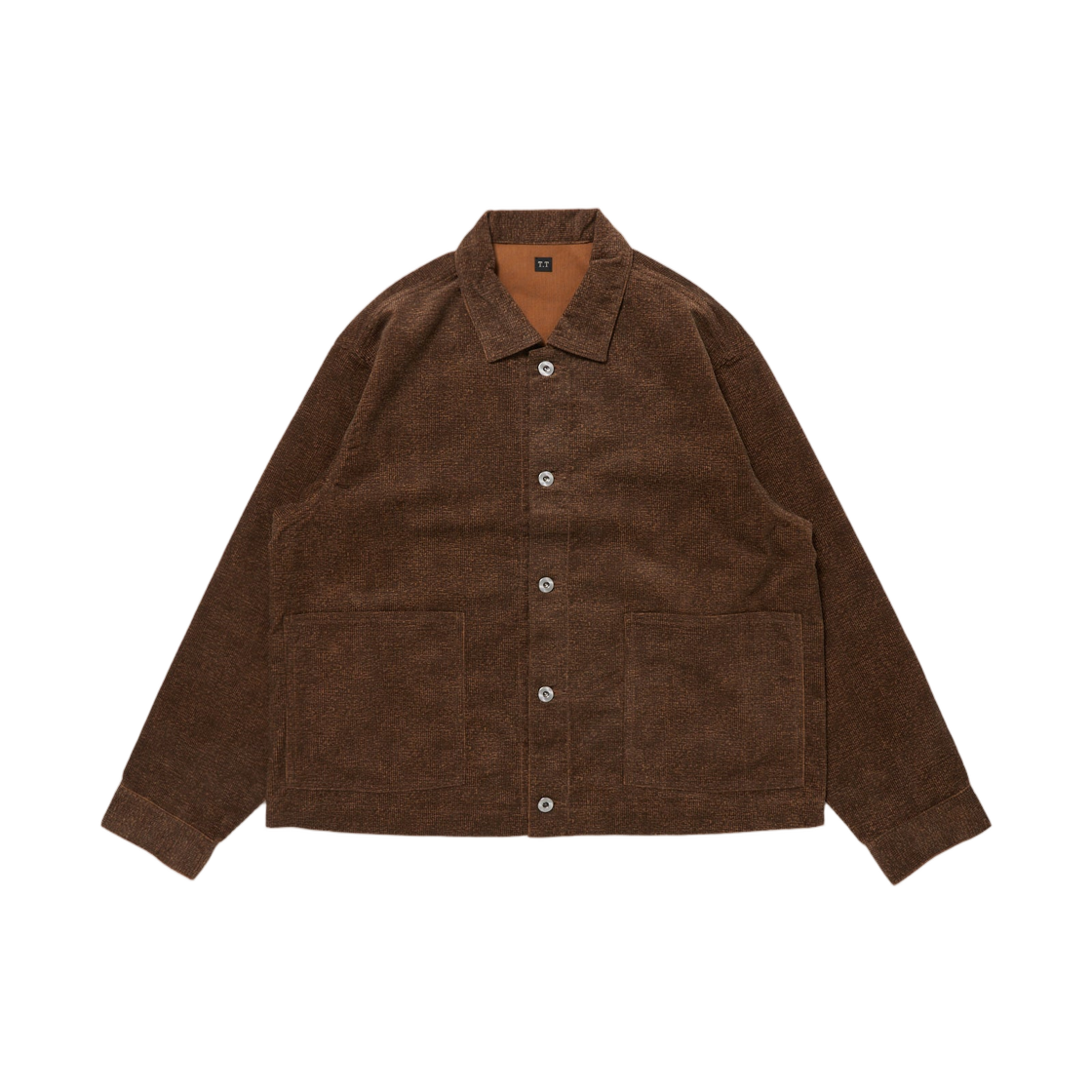 - Taiga Takahashi Lot.303 Coverall Jacket Melange Brown