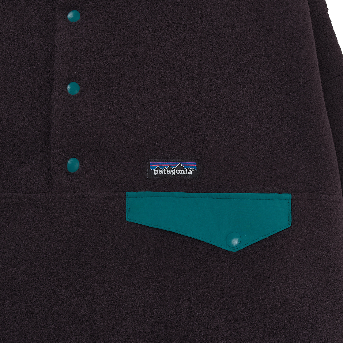 파타고니아 신칠라 스냅티 플리스 풀오버 옵시디안 플럼(Patagonia Synchilla Snap-T Fleece Pullover Obsidian Plum) - 4