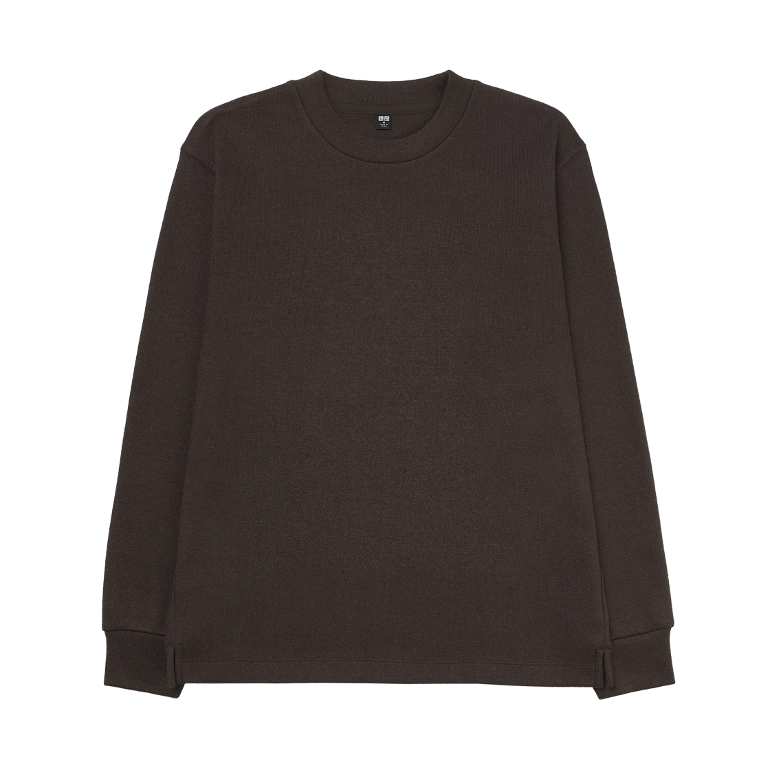 유니클로 소프트 니트 플리스 크루넥 티셔츠 브라운 - JP(Uniqlo Soft Knit Fleece Crewneck T-Shirt Brown - JP) - 1