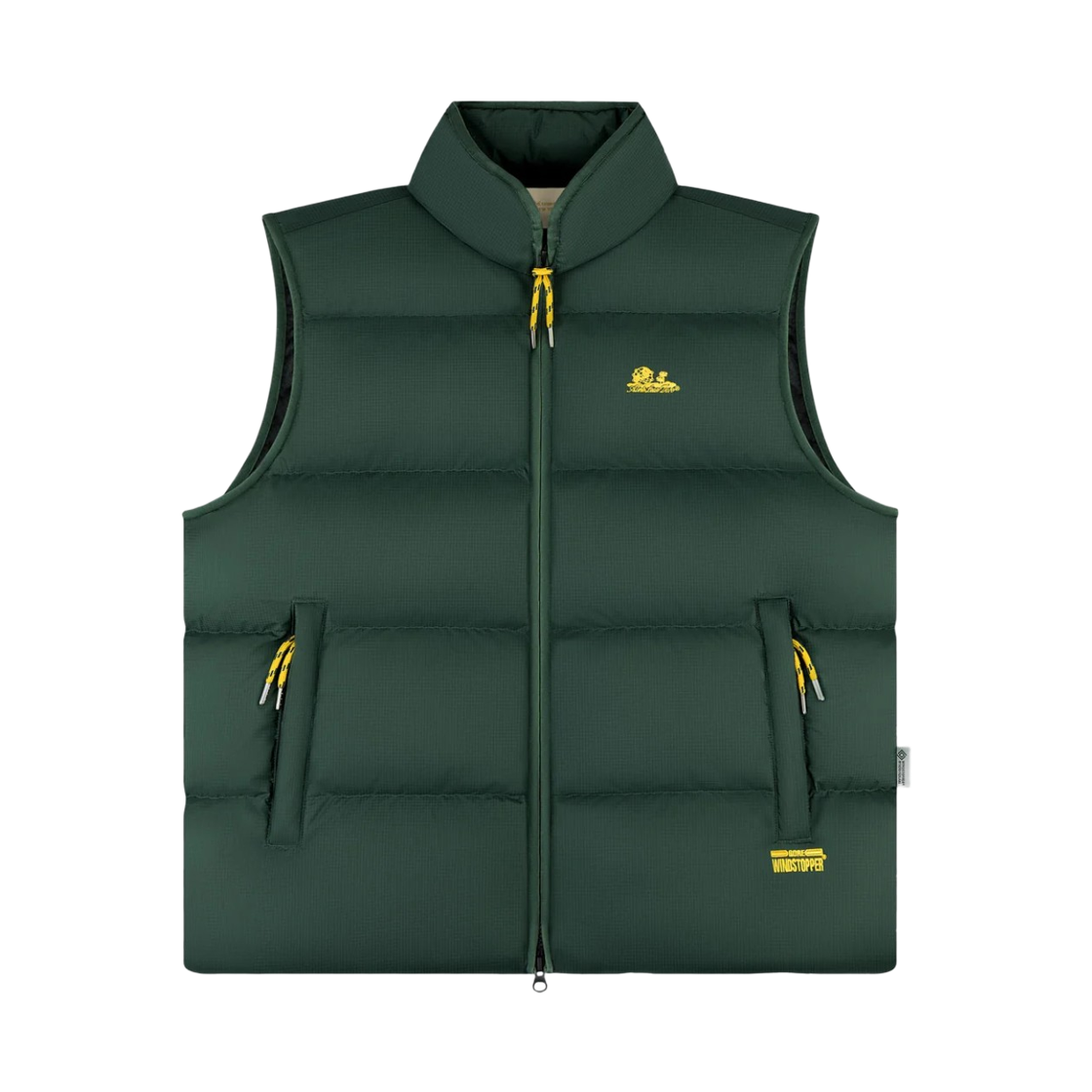 - Aime Leon Dore Gore-Tex Labs Windstopper Unisphere Down Puffer Vest Jungle Green