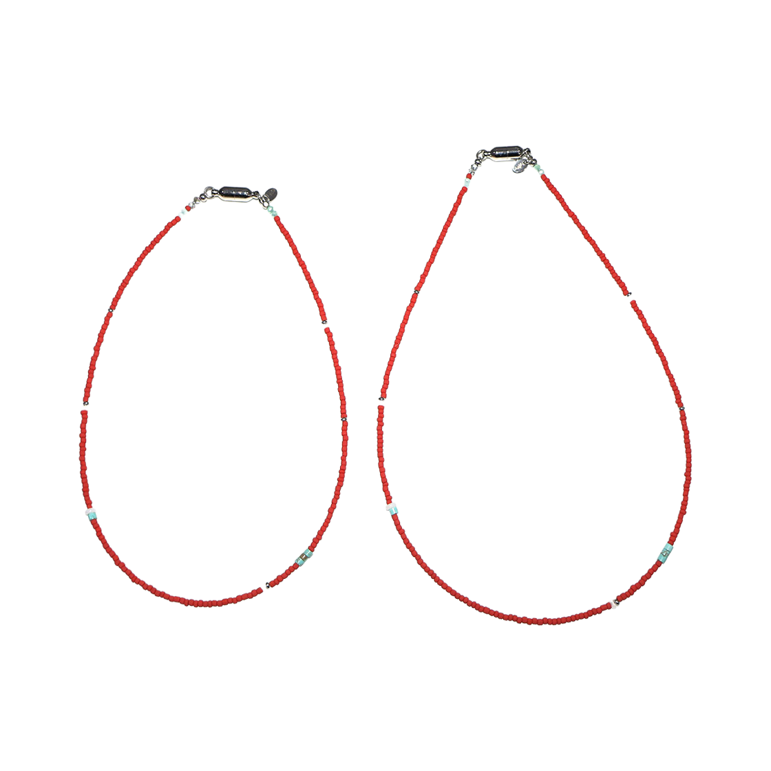 니로 세렌디피티 로니 비즈 네클리스 #139 레드(NiRO.SERENDiPiTY Ronii Beads Necklace #139 Red)