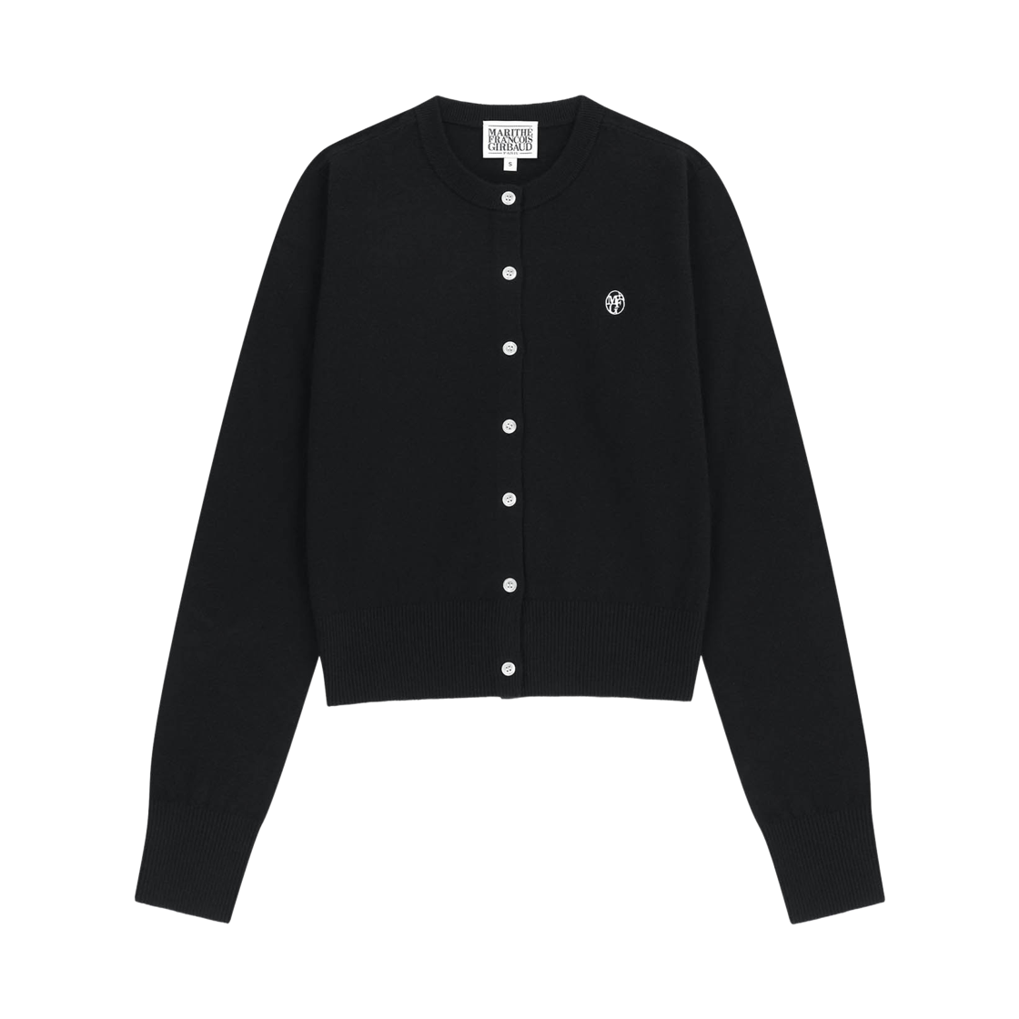 - (W) Marithe Francois Girbaud Basic Knit Cardigan Setup Black