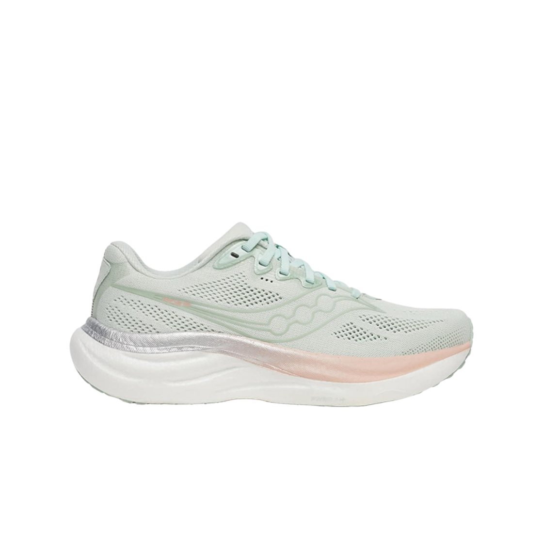 S11056-128 (W) Saucony Ride 19 Wide Mist Cameo