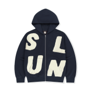 [트리플적립]SUNLOVE Capital Zip Up Hoodie Navy