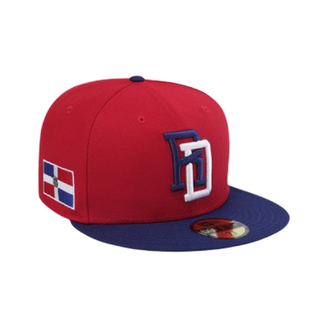 뉴에라 2026 월드 베이스볼 클래식 도미니카 공화국 피티드 캡 스칼렛 다크 로얄(New Era 2026 World Baseball Classic Dominican Republic Fitted Cap Scarlet Dark Royal) - 1