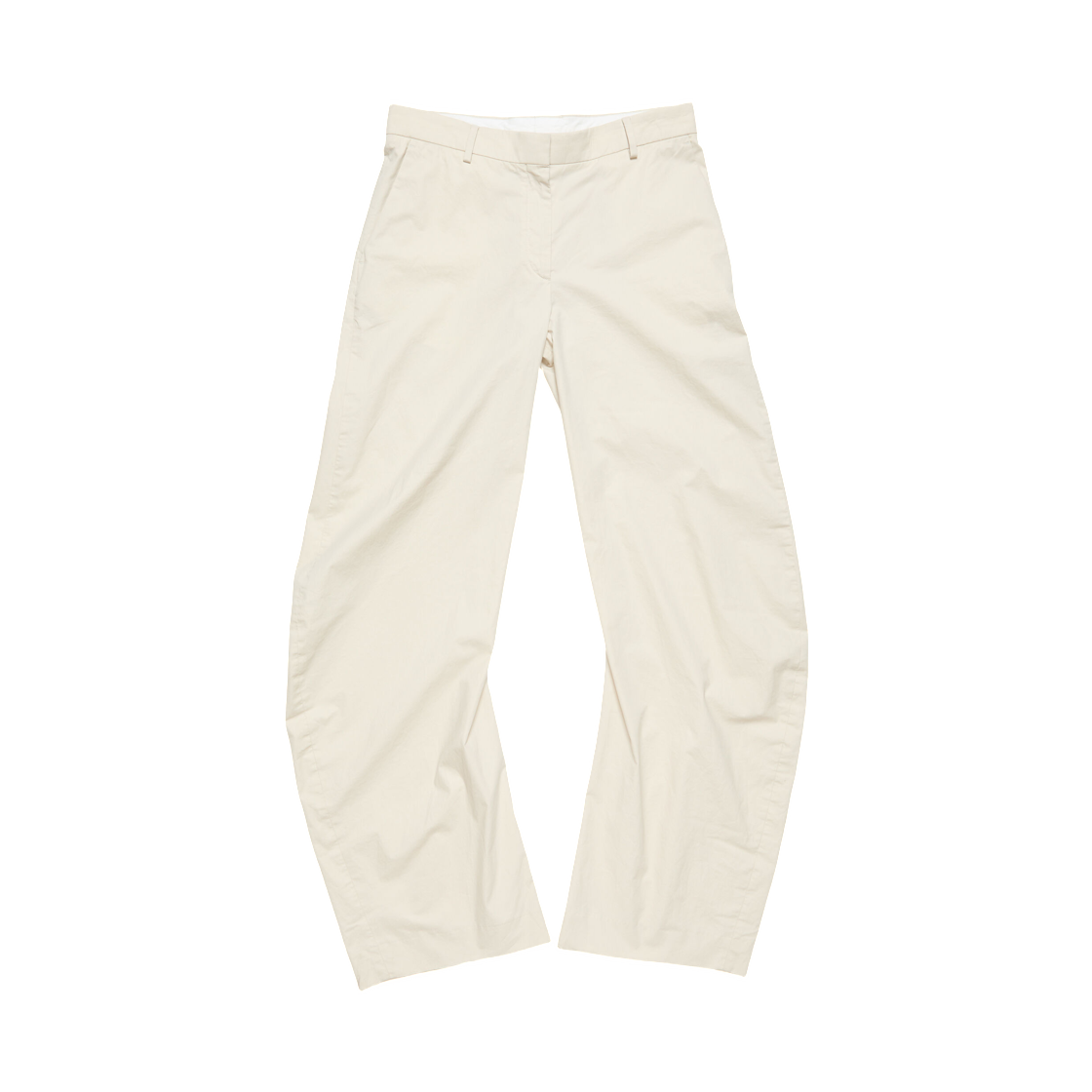 AK1041-AGU (W) Acne Studios Casual Twill Trousers Light Beige