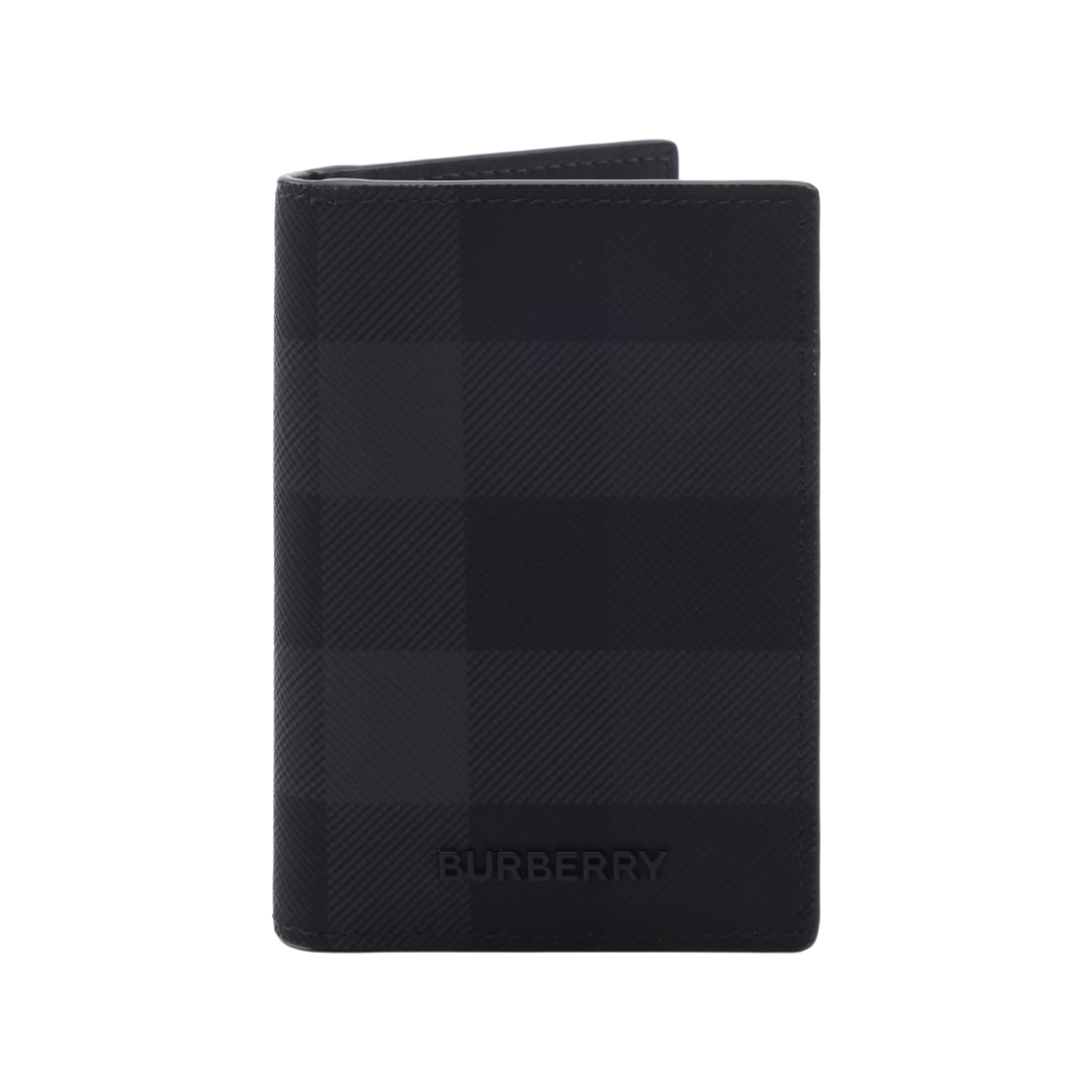 8070195 CHARCOAL 26S [20% 쿠폰] Burberry Logo Check Card Case Charcoal