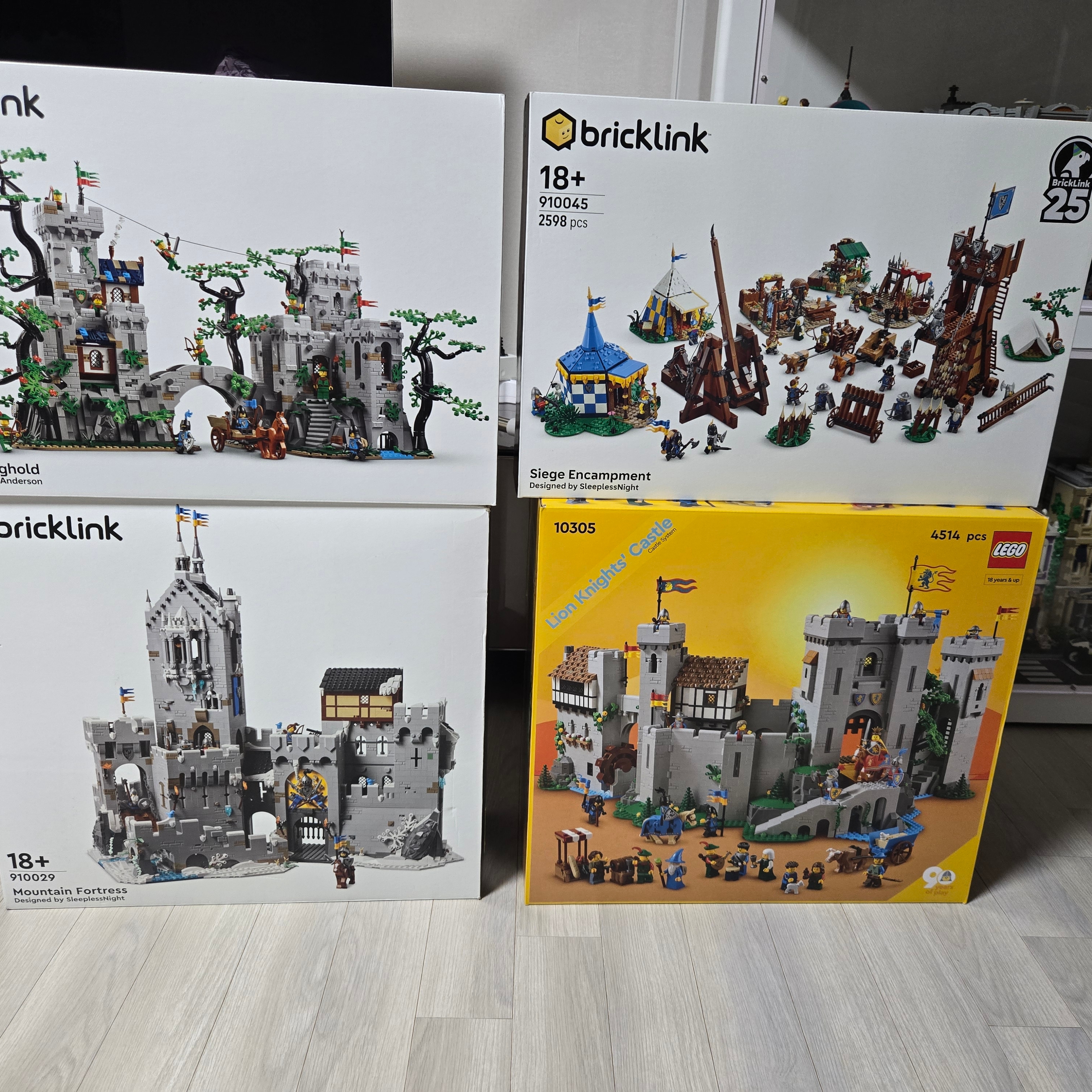 Lego Mountain Fortress, Lego Bricklink Siege Encampment 착용 스타일