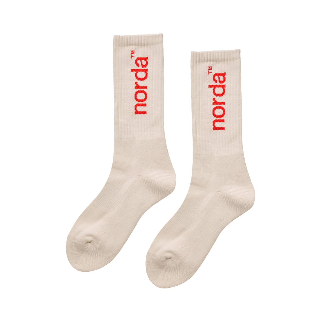 RETRO-SOCK-U-CREAM Norda Retro Sock Cream