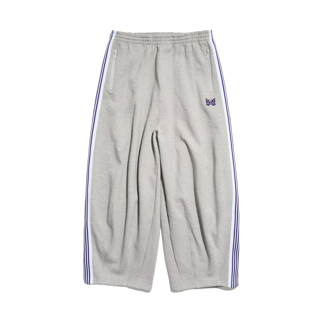 니들스 x 스튜디오스 H.D. 트랙 팬츠 코튼 저지 그레이(Needles x Studious H.D. Track Pants Cotton Jersey Grey) - 1