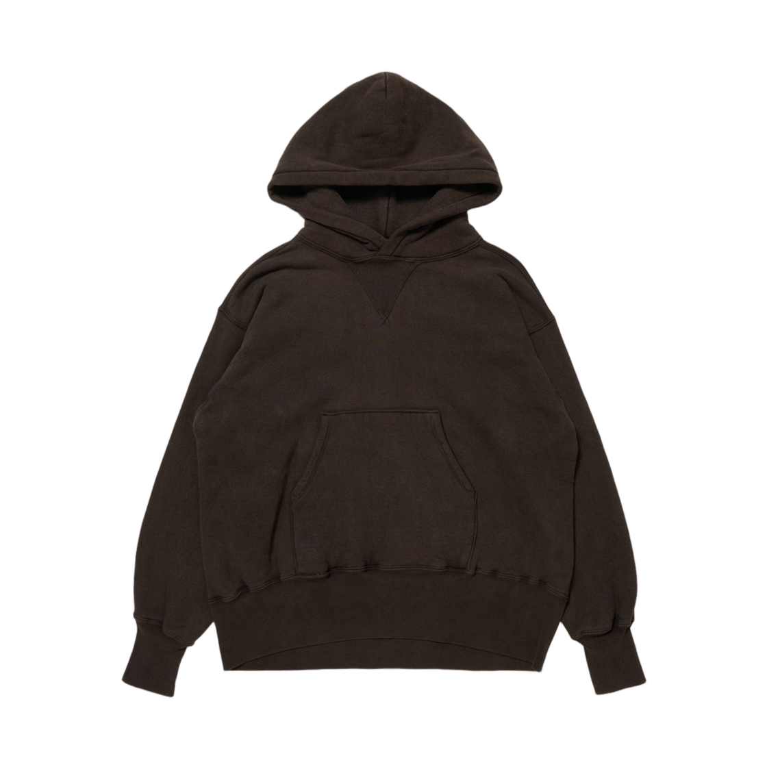 - Taiga Takahashi Lot.606 Hooded Sweat Shirt Mud Dyed Brown