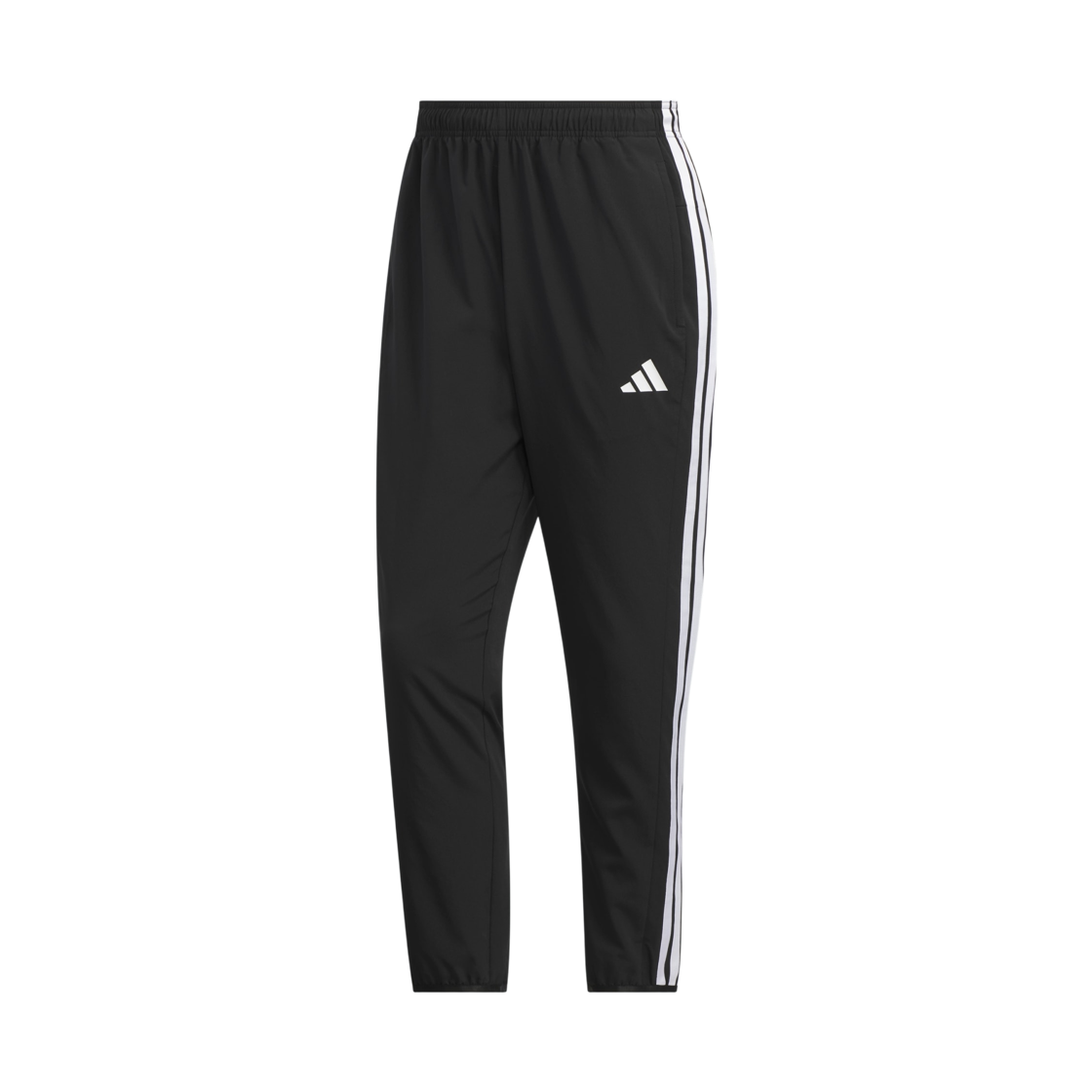 아디다스 3S 루즈 핏 라이트 우븐 트랙 팬츠 블랙 화이트 - KR 사이즈(Adidas 3S Loose Fit Light Woven Track Pants Black White - KR Sizing) - 1