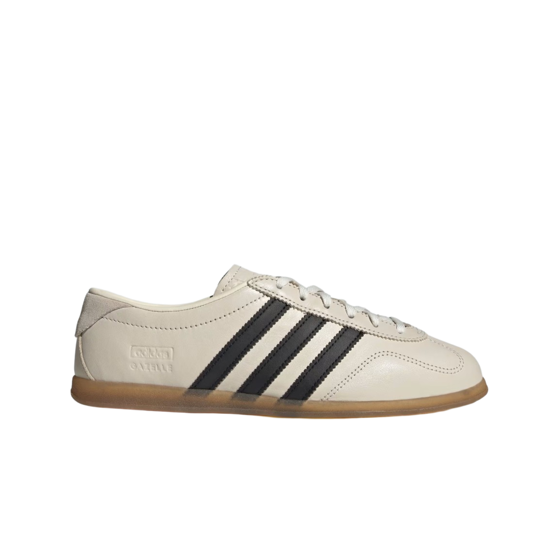 (W) 아디다스 가젤 로우 프로 초크 화이트 코어 블랙((W) Adidas Gazelle Lo Pro Chalk White Core Black) - 1