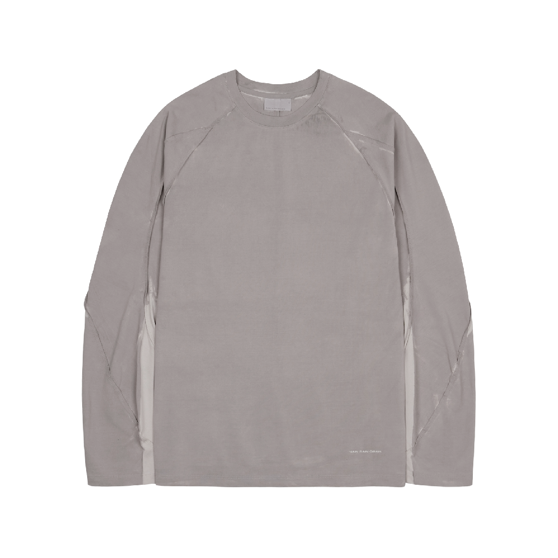 산산기어 콘트라스트 롱 슬리브 그레이(Sansan Gear Contrast Long Sleeve Grey)