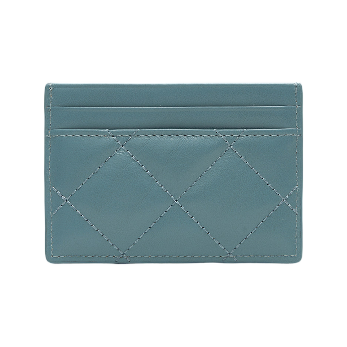 마뗑킴 퍼프 퀼트 카드 월렛 블루(Matin Kim Puff Quilt Card Wallet In Blue) - 2