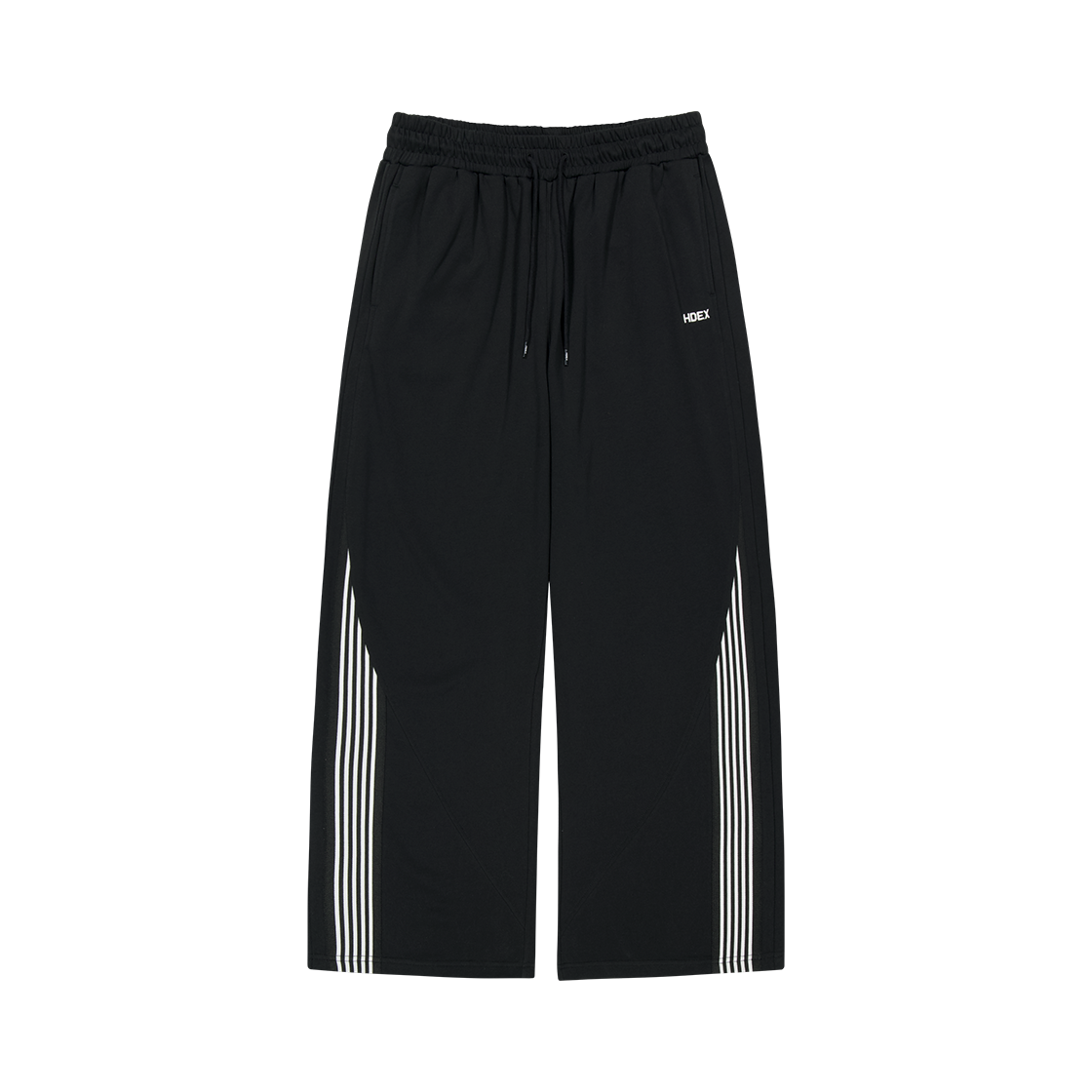 에이치덱스 이지 커브드 트랙 스웨트 팬츠 블랙(HDEX EZ Curved Track Sweat Pants Black)
