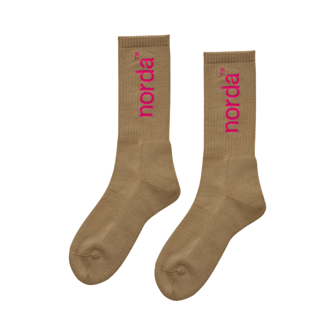 RETRO-SOCK-U-PINK-FUDGE Norda Retro Sock Pink Fudge