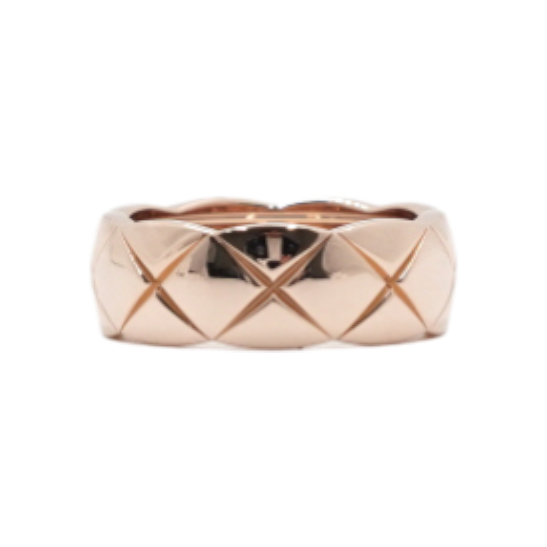샤넬 J10817 18K베이지골드 퀼팅 스몰 코코크러쉬링 반지-10호aa60813(Chanel J10817 18K Beige Gold Quilted Small COCO CRUSH Ring - Size 10) - 1