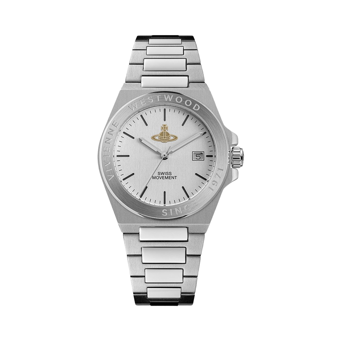 (W) 비비안 웨스트우드 더 한웰 쿼츠 37mm 실버((W) Vivienne Westwood The Hanwell Quartz 37mm Silver) - 1