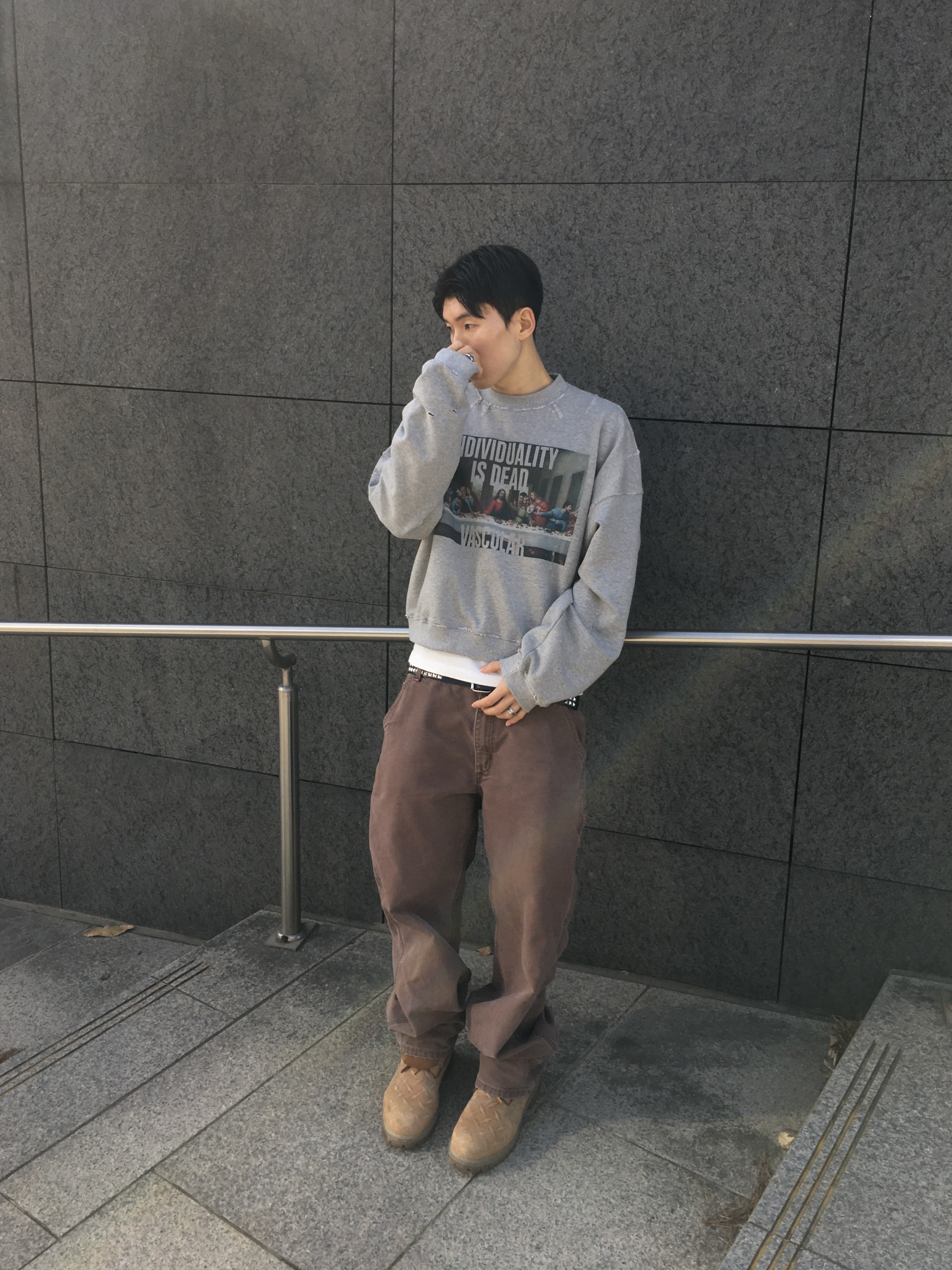 Timberland x Supreme Diamond Plate 6 Inch Premium Waterproof Boot Wheat - 23FW - Medium 착용 스타일 - 1