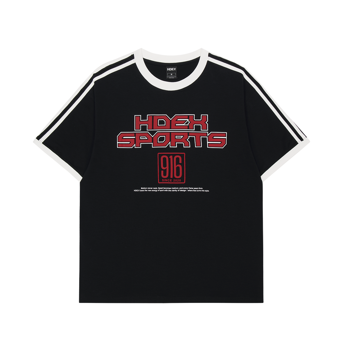 H3AM1ULTS080BK HDEX Free Ringer Over Fit Short Sleeve Black