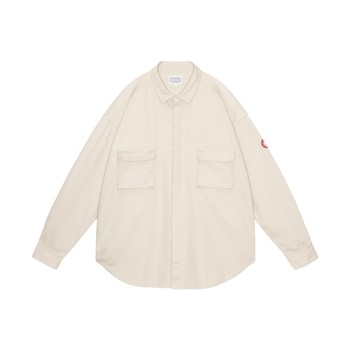 카브엠트 코튼 트윌 빅 셔츠 베이지 - 26SS(Cav Empt Cotton Twill Big Shirt Beige - 26SS) - 1