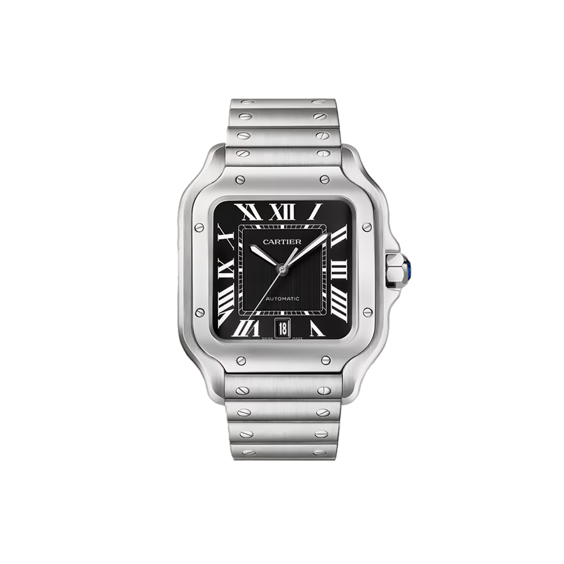 IT3BMVNC4GCI Cartier Santos Large 39.8 - Black Roman No. 7489