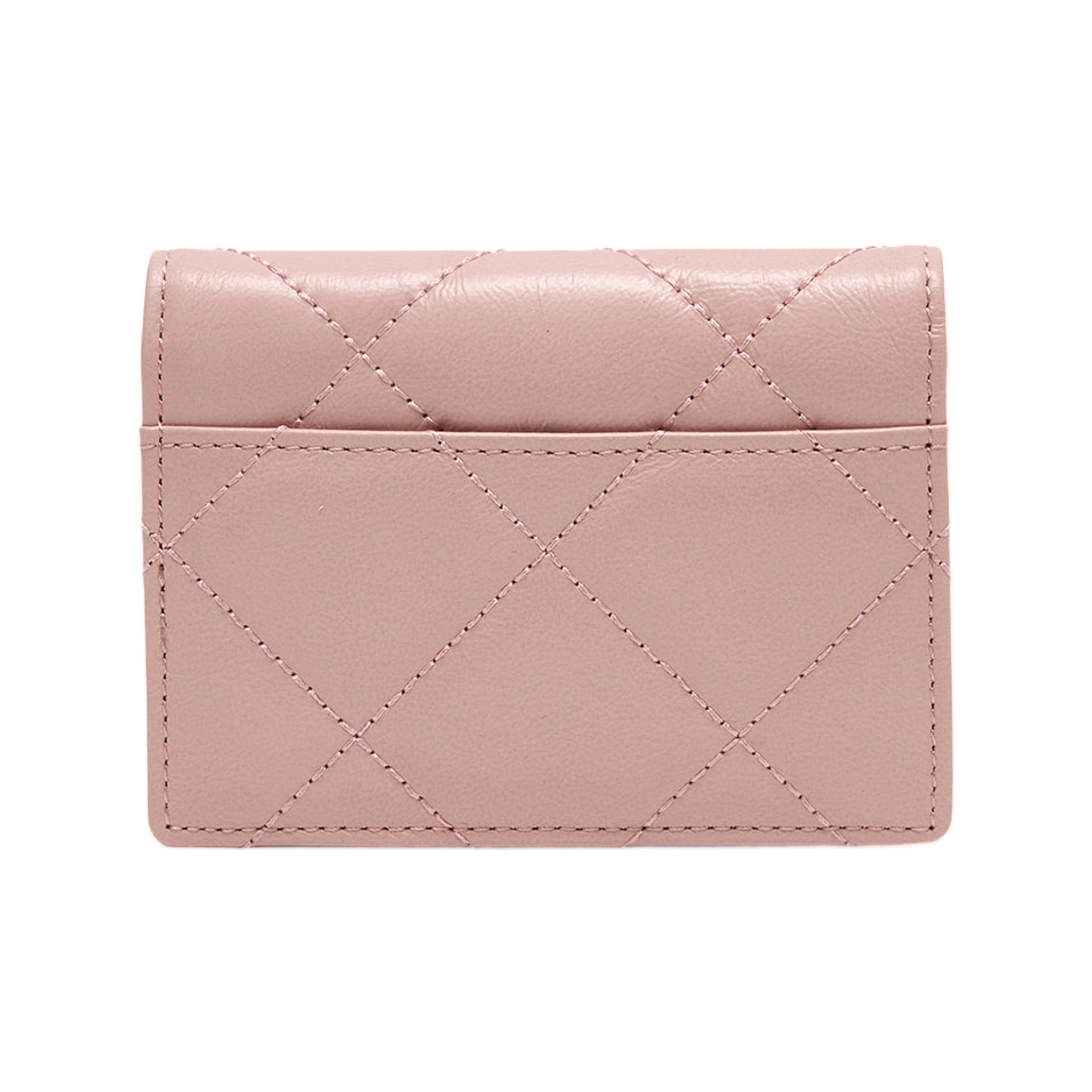 마뗑킴 퍼프 퀼트 월렛 핑크(Matin Kim Puff Quilt Wallet In Pink) - 2