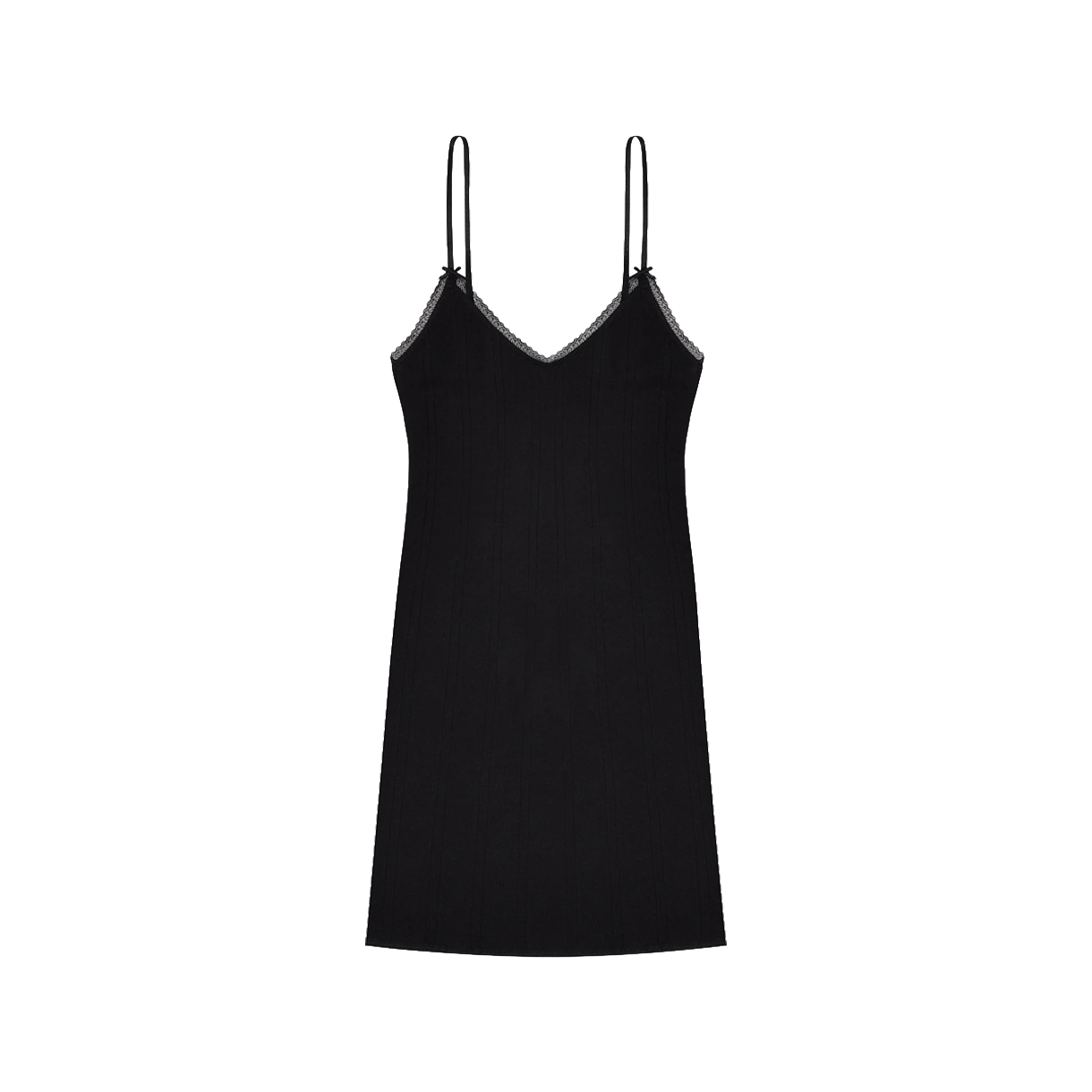 쿠쿠 인티메이트 우먼 더 캐미 슬립 블랙 - 26SS(Cou Cou Intimates Women The Cami Slip Black - 26SS)