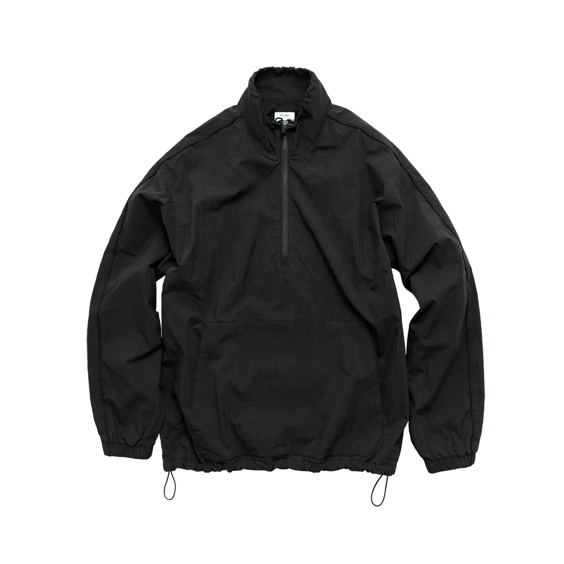 HM6PTL3021A1 Polyteru Human Index Human Half Zip Pullover Charcoal