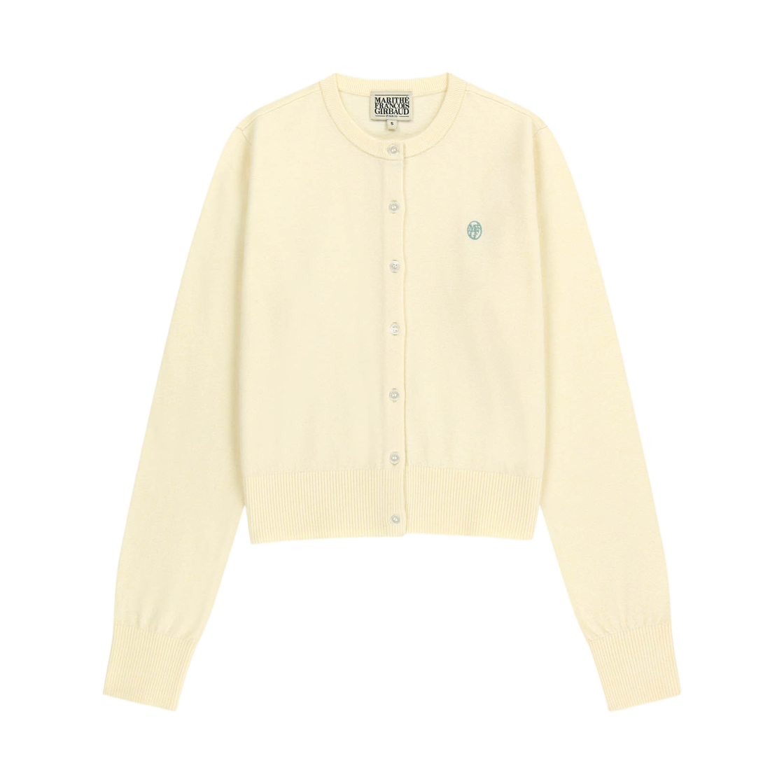 - (W) Marithe Francois Girbaud Basic Knit Cardigan Setup Ivory