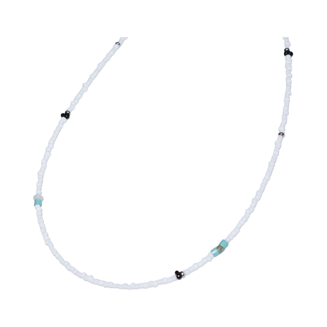 니로 세렌디피티 로니 비즈 네클리스 #139 화이트(NiRO.SERENDiPiTY Ronii Beads Necklace #139 White) - 2
