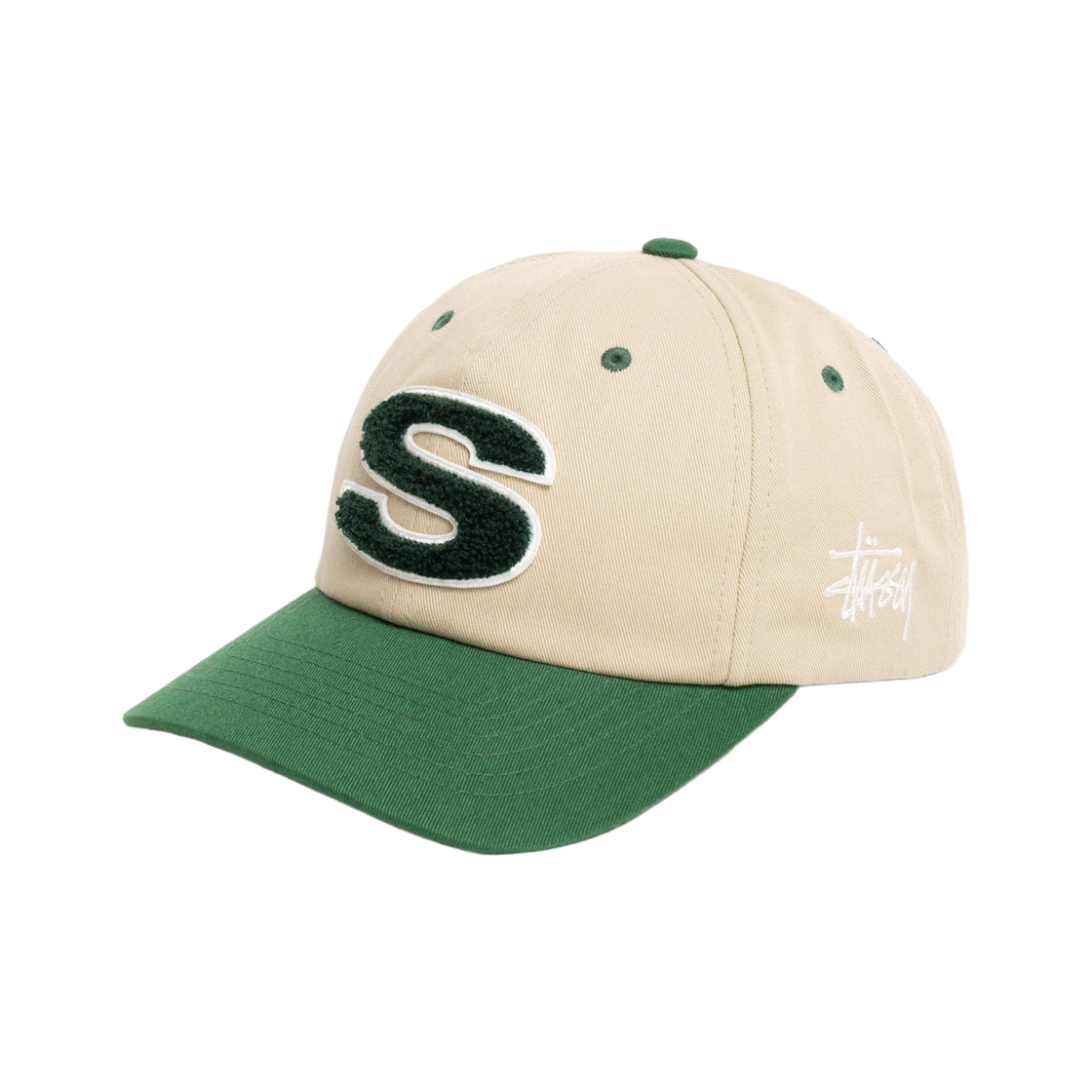 스투시 셔닐 S 로우 프로 캡 샌드(Stussy Chenille S Low Pro Cap Sand) - 2