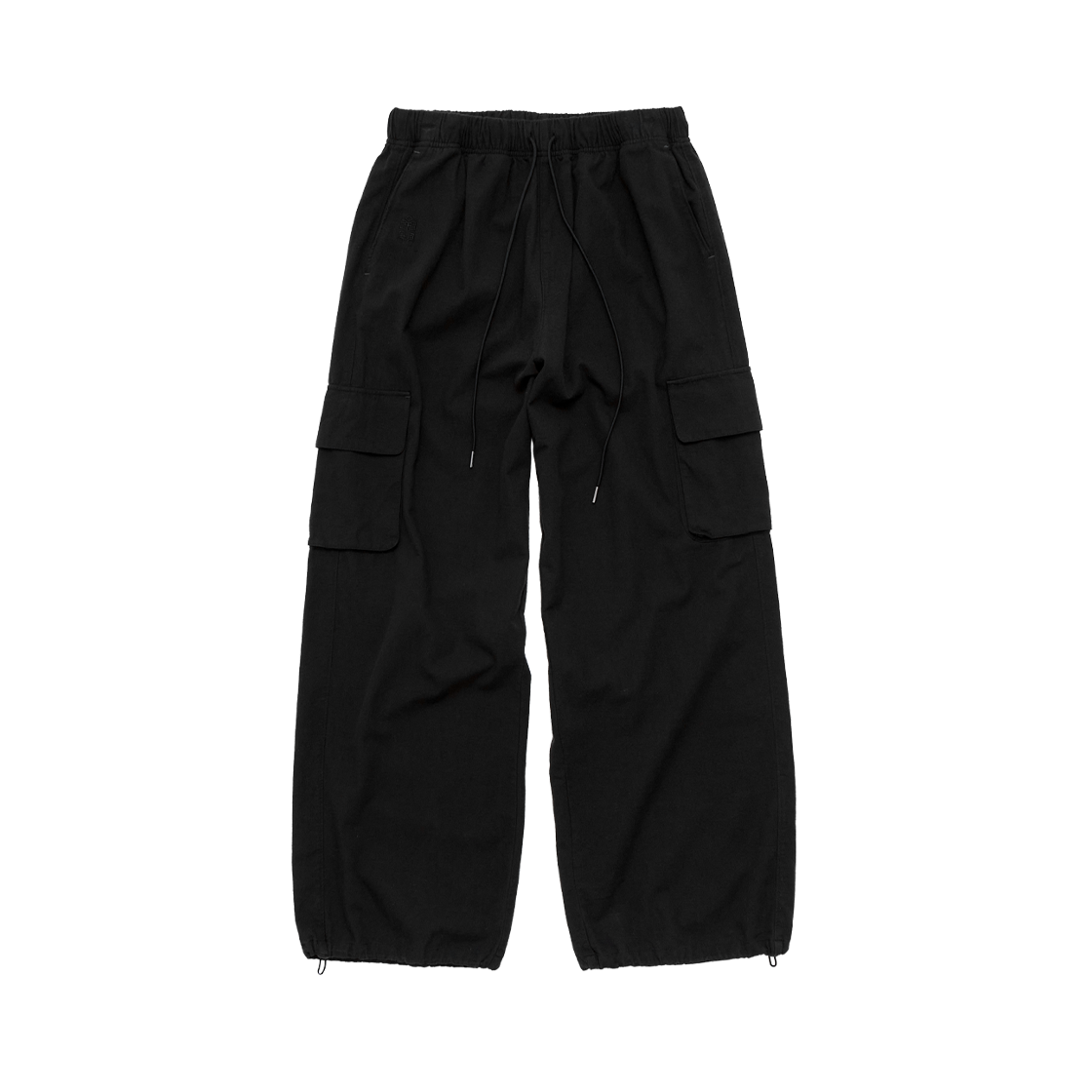 HM6PTP3691B0 Polyteru Human Index Index Cargo Pants Black