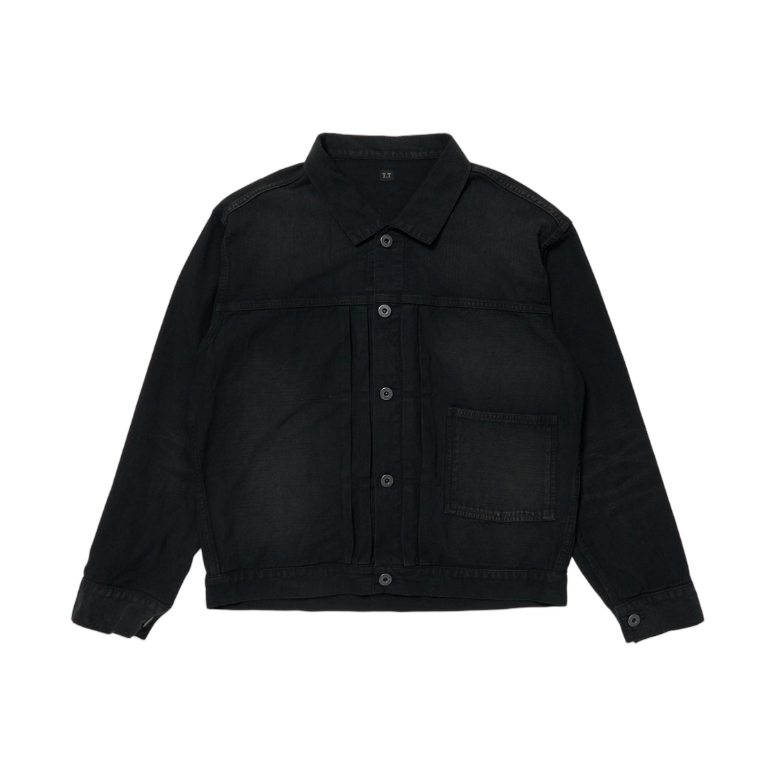 - Taiga Takahashi Lot.309 Buckle-Backed Jacket Damaged Sumi Dyed Black